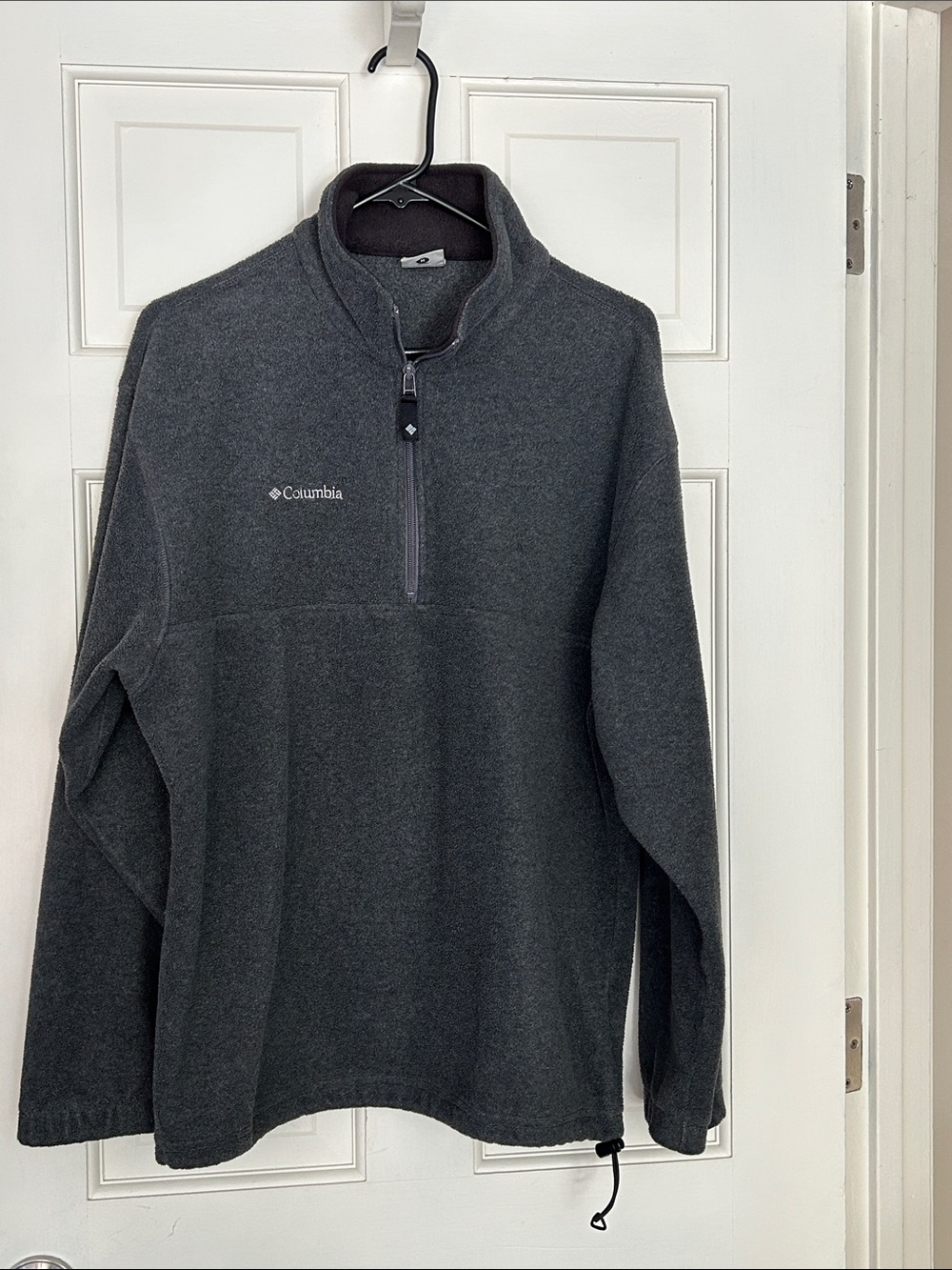 Columbia Charcoal Gray Quarter -Zip Fleece Pullover